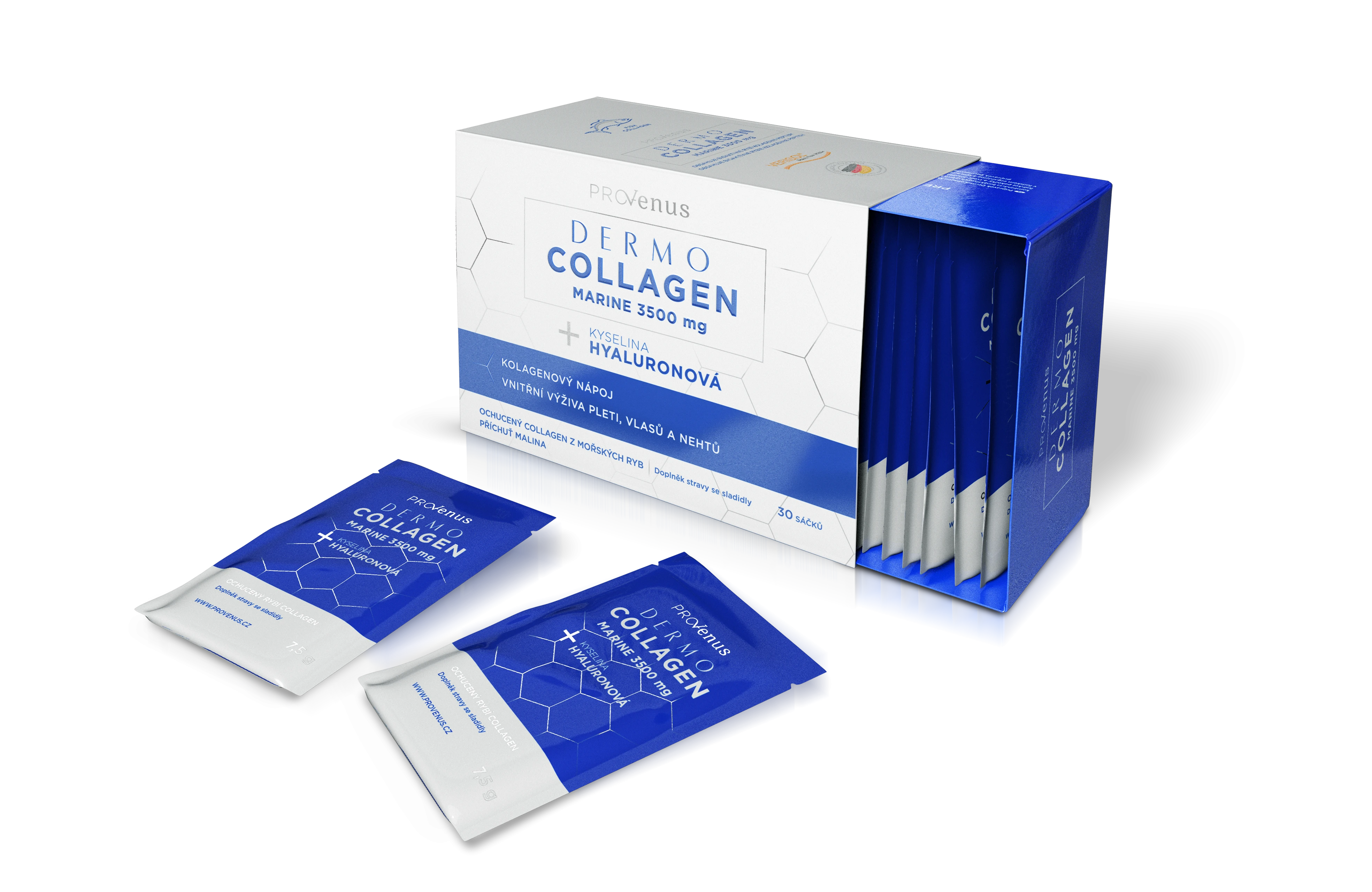 DermoCollagen Marine_s&aacute;čky DermoCollagen Marine 3500 mg 30 vrec&uacute;&scaron;ok